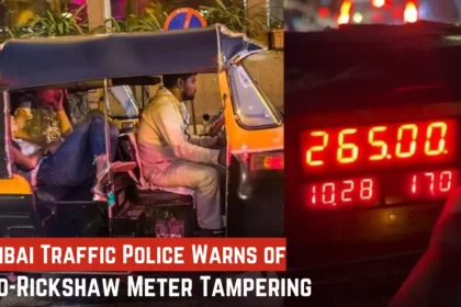 Mumbai Traffic Police Warns of Auto-Rickshaw Meter Tampering